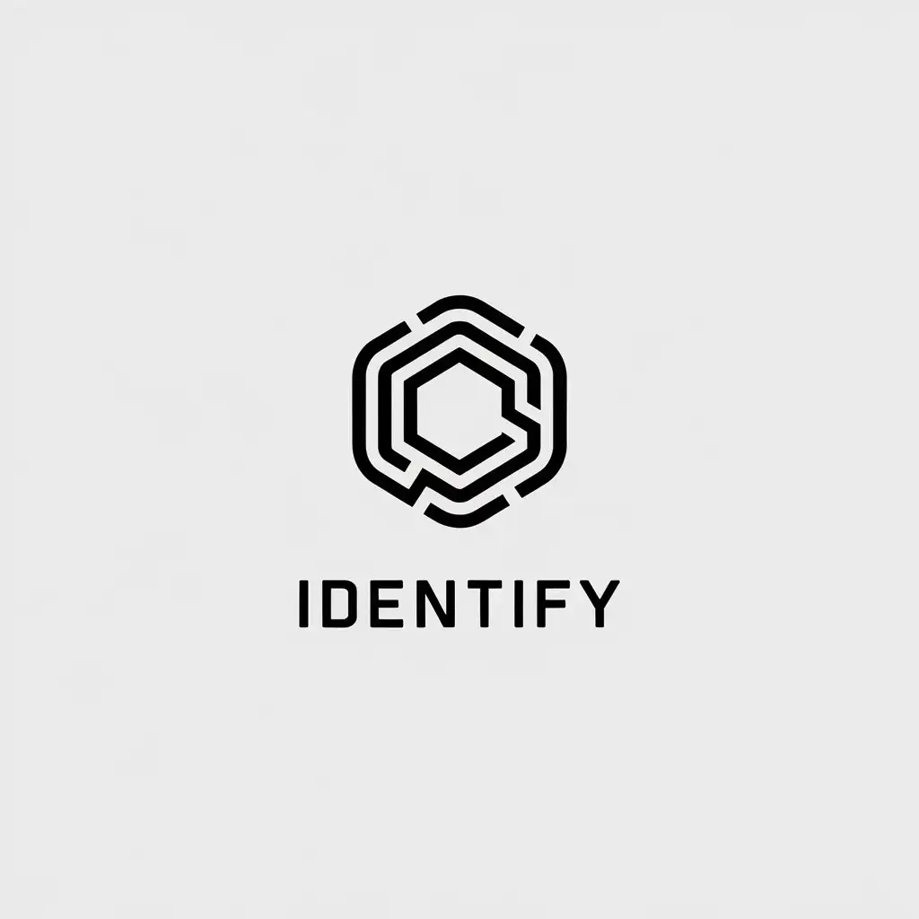 LOGO Design for Identify Abstract Hexagonal Spiral in Minimalistic Style for the Entertainment Industry