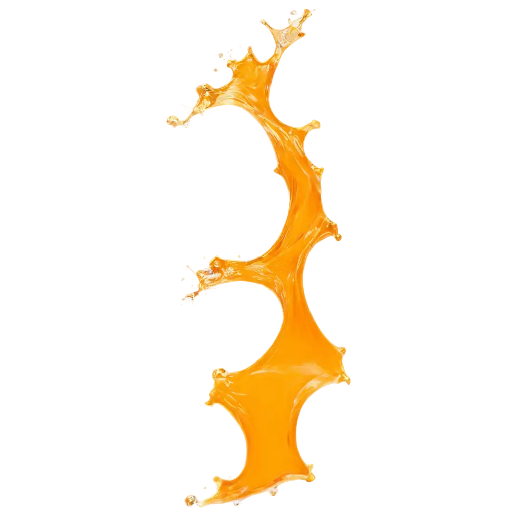 Stunning-Orange-Waves-of-Sap-PNG-Image-for-HighQuality-Visuals