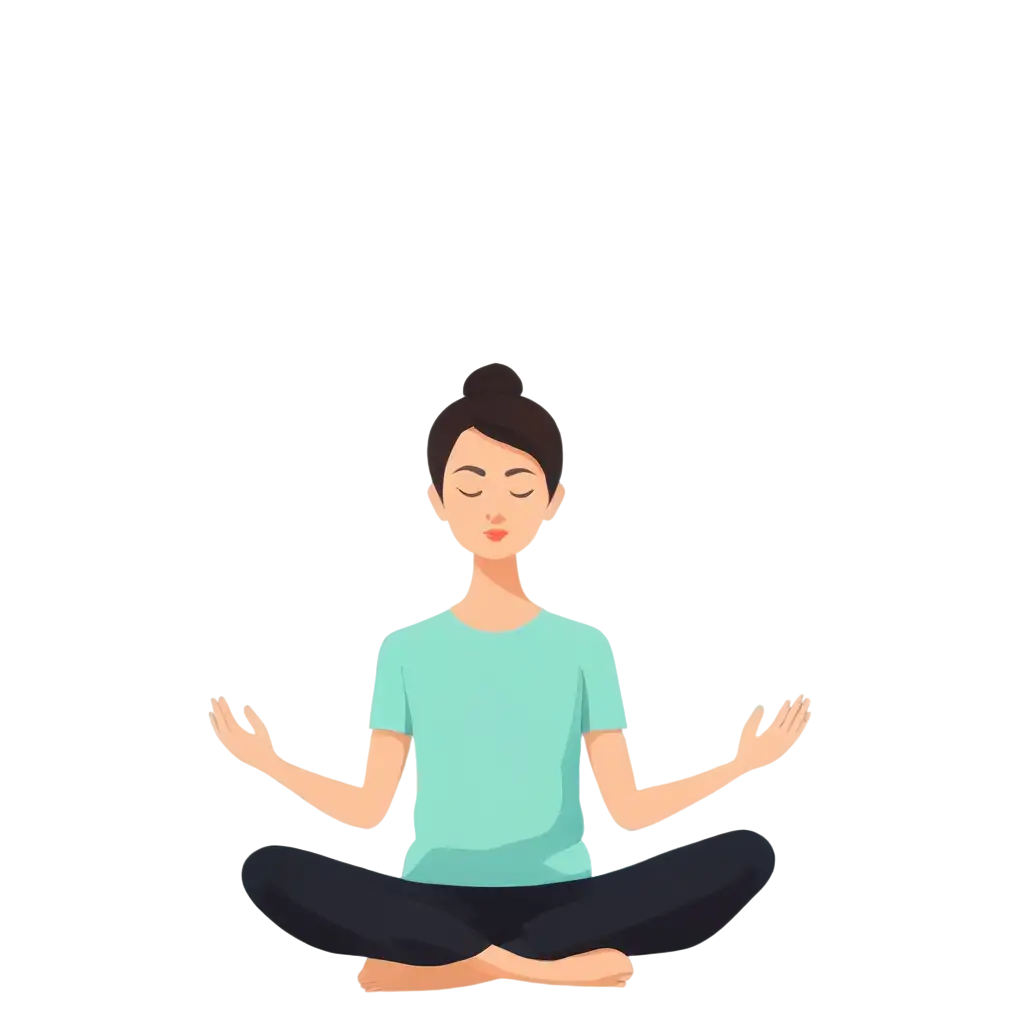 Cartoon-Person-Meditating-PNG-Tranquil-Cartoon-Character-Illustration