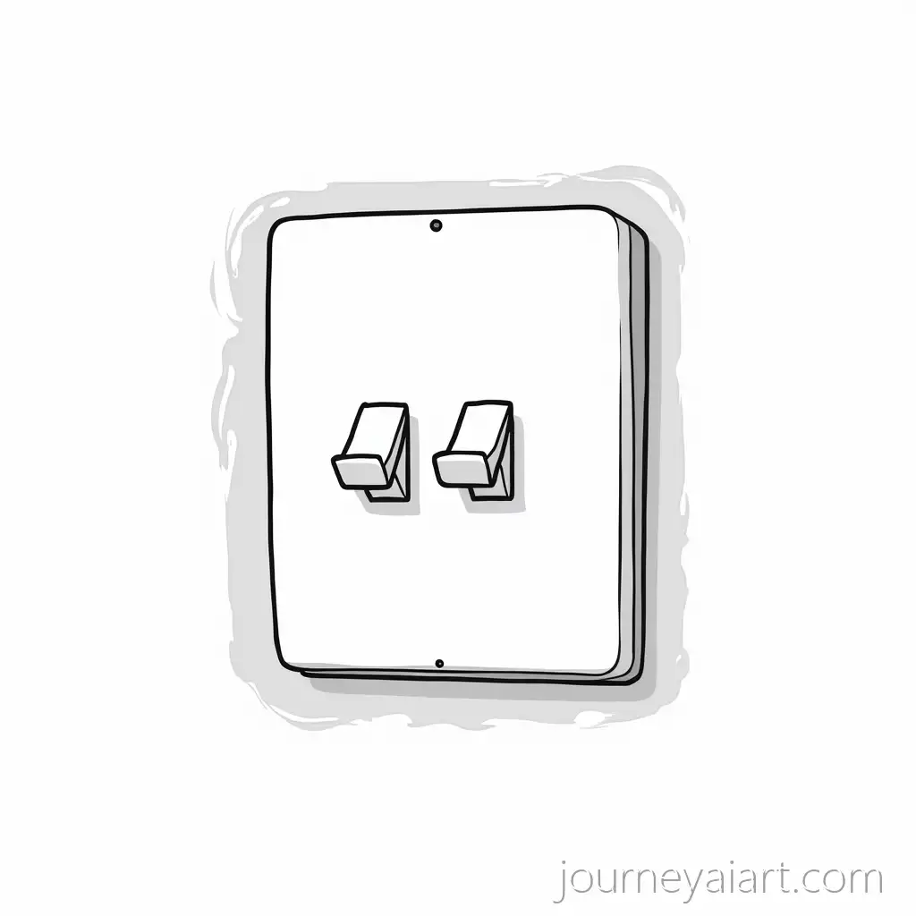 Cheerful-Cartoon-Circuit-Breaker-Box-with-Switches-for-Kids-Coloring-Page