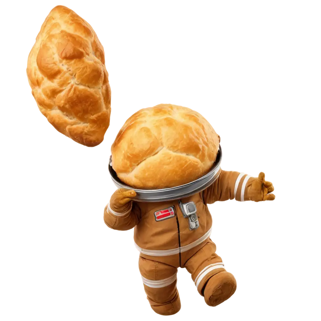 Brazilian-Cheese-Bread-with-Astronaut-Helmet-PNG-Playful-Fusion-of-Culinary-and-Space-Themes