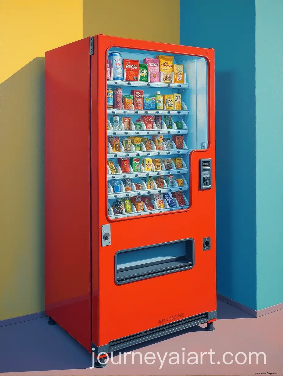 David-Hockney-Painting-of-a-Vending-Machine