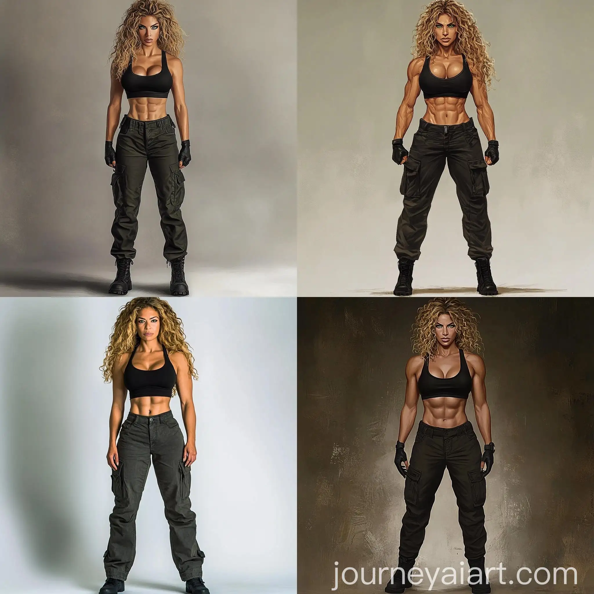 Strong-Hispanic-Woman-with-Curly-Blond-Hair-in-Casual-Attire