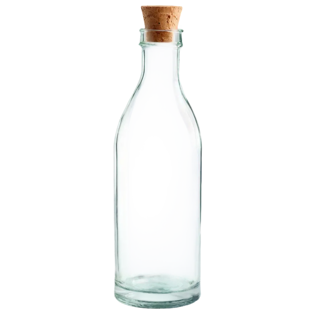 Crystal-Clear-Glass-Bottle-PNG-Image-Capturing-Elegance-and-Transparency