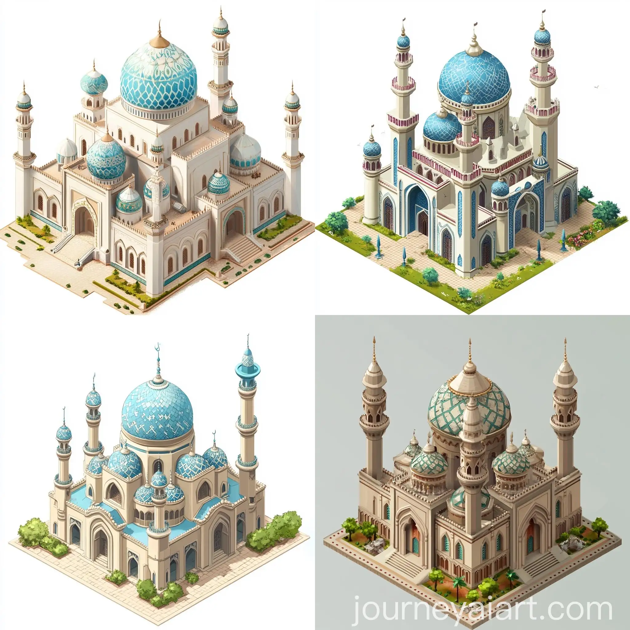 Fantasy-Mosque-Architecture-in-Isometric-View