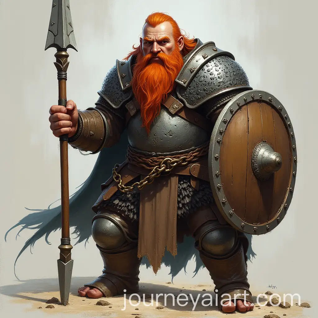 Dwarf-Warrior-in-Chain-Mail-Wielding-Spear-and-Shield