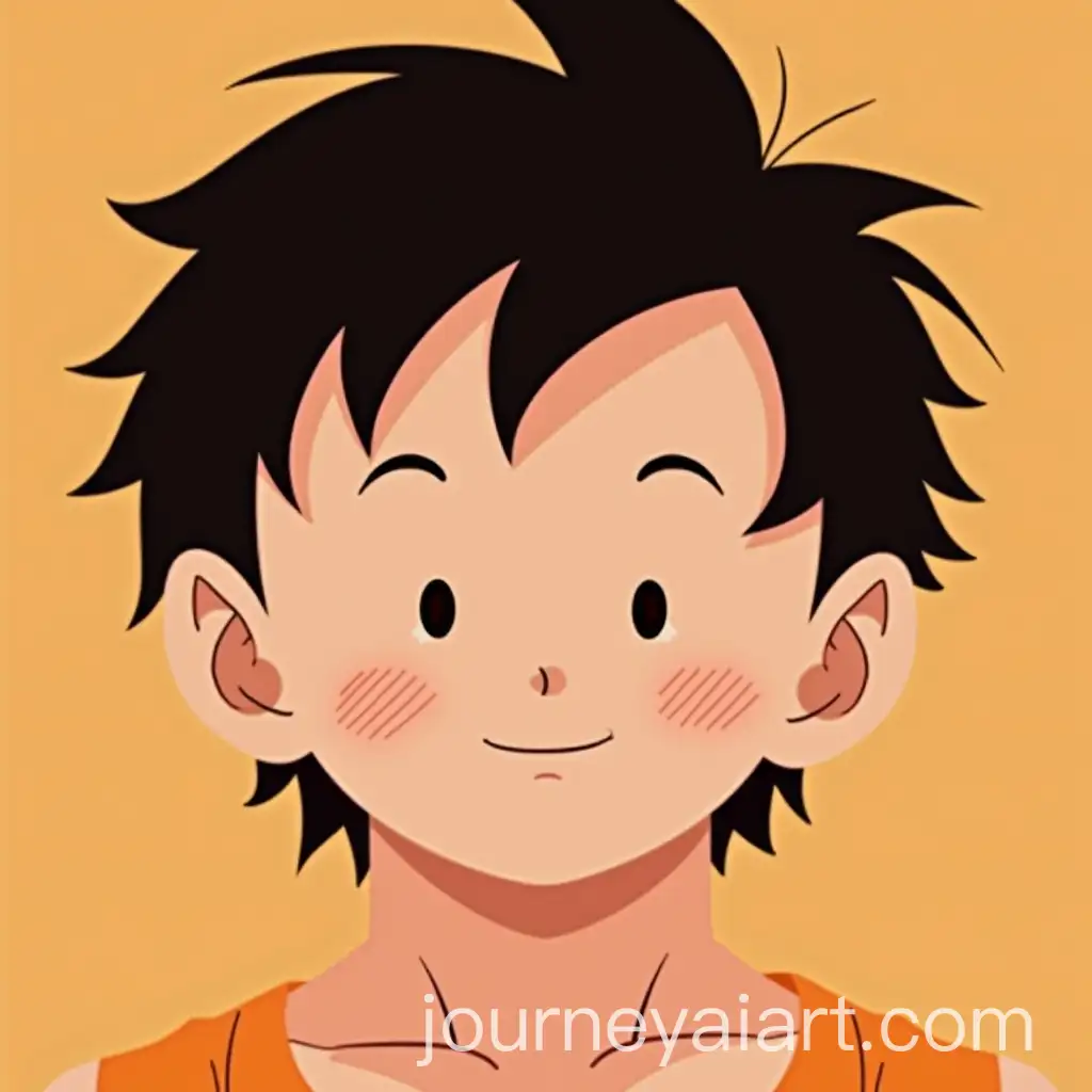 Flat-2D-Image-of-Gokus-Face-with-Skin-Tone-Background