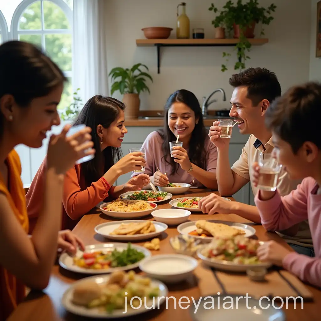 Joyful-Indian-Family-Sharing-a-Meal-at-the-Dining-Table