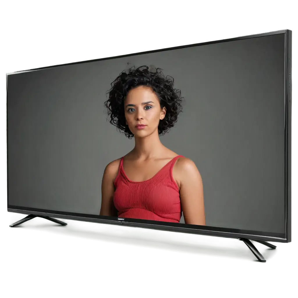 HighDefinition-PNG-Image-of-a-50-Smart-TV-Showing-a-Music-Video