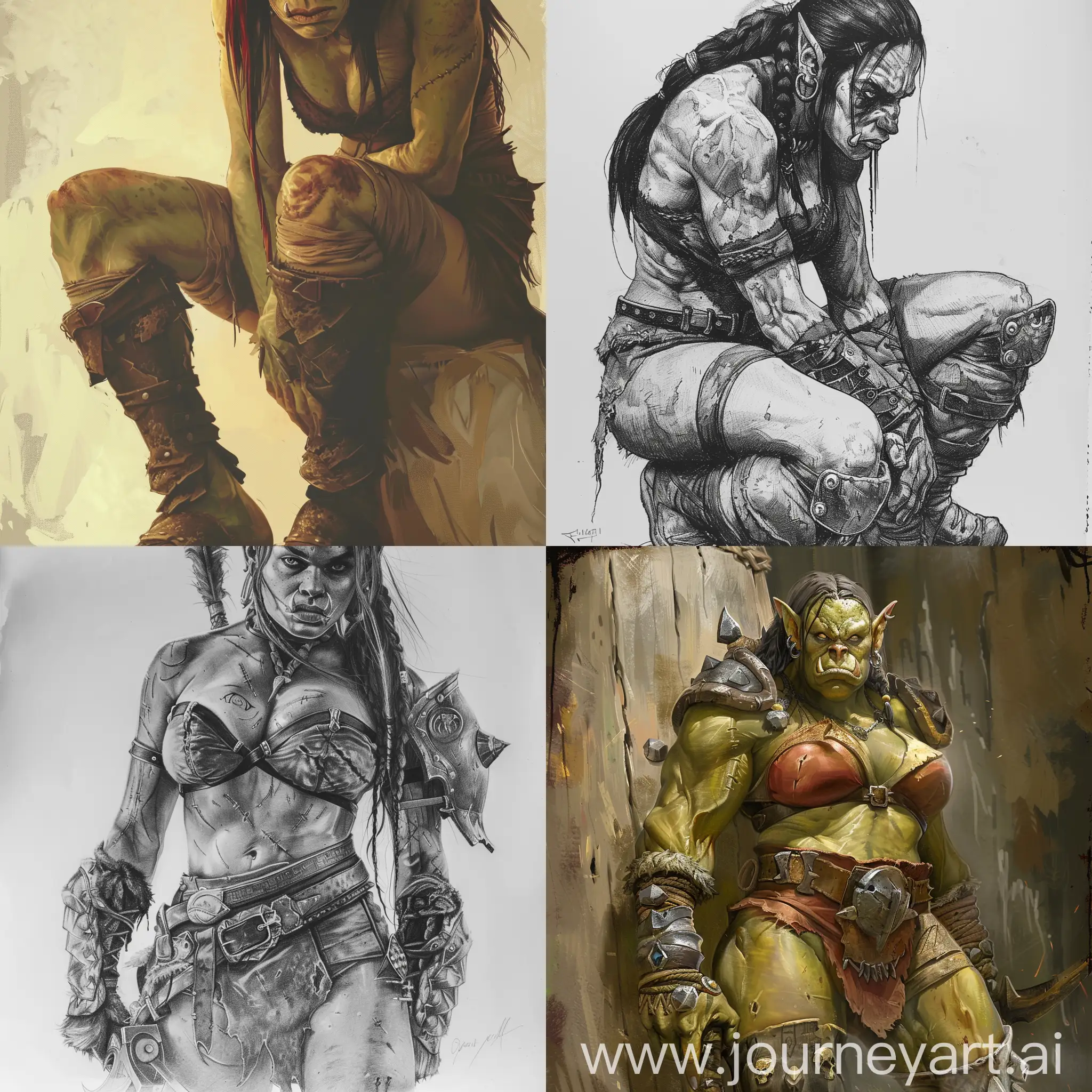 Realistic-Female-Orc-Character-with-Juicy-Thighs
