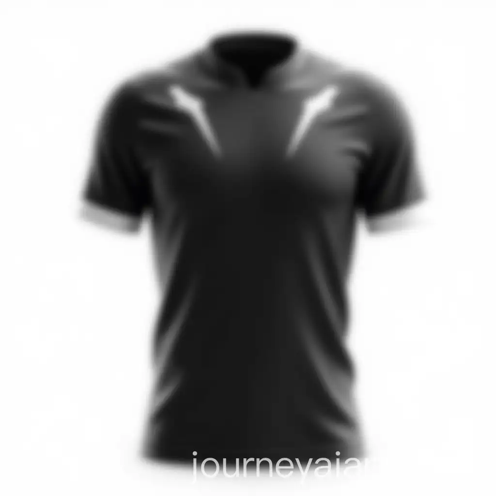 Custom-Black-and-White-Sports-Jersey-with-Modern-Design-for-Competitive-Teams