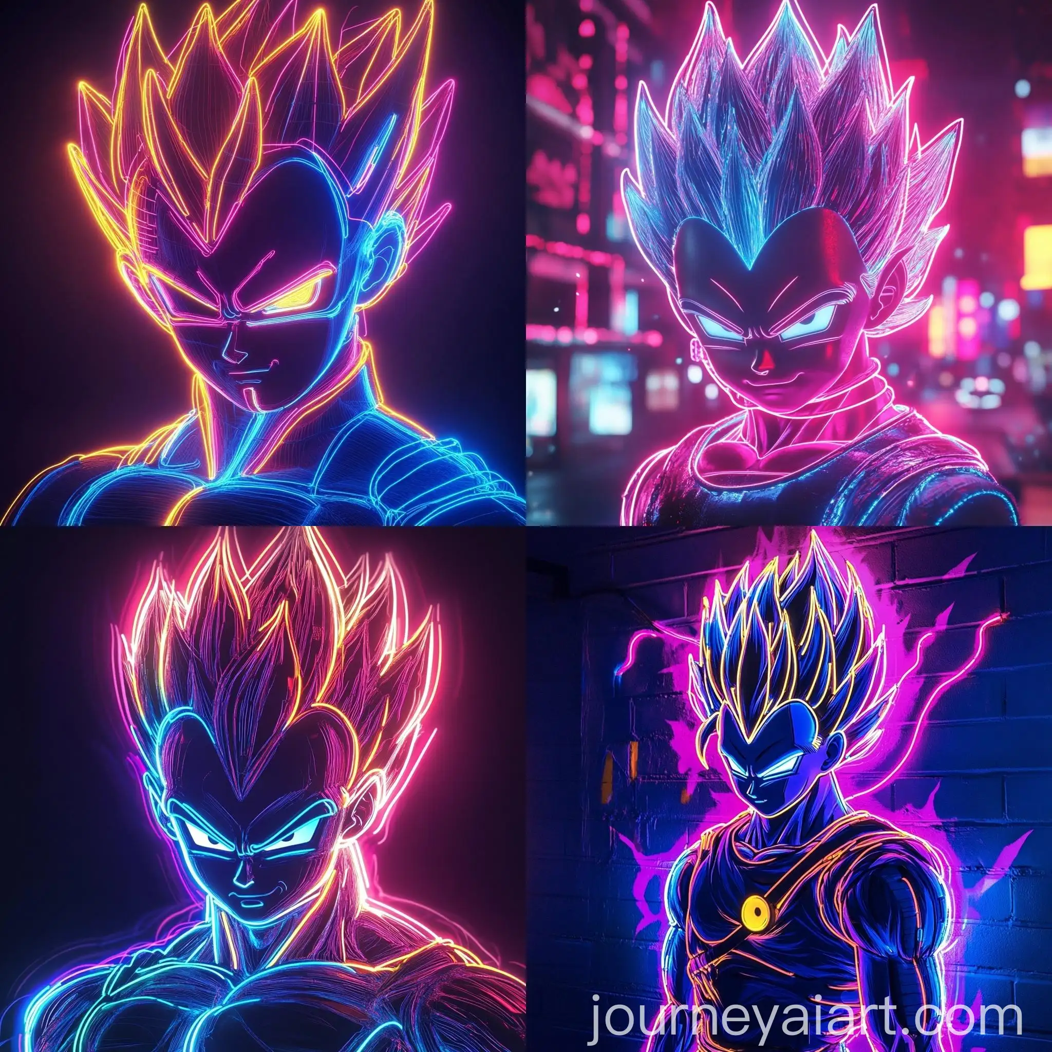 Neon-Lights-Portrait-of-Vegeta-SciFi-Anime-Character