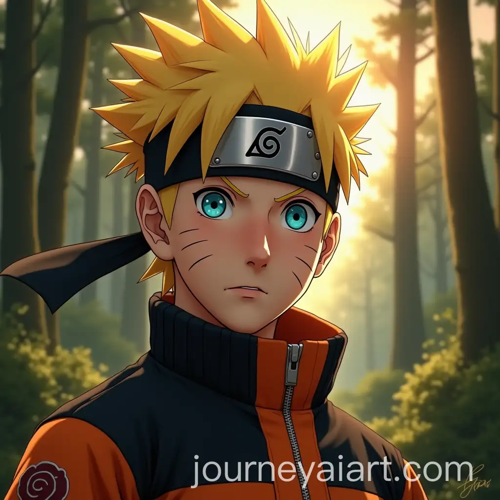 Realistic-Portrait-of-Naruto-Uzumaki-as-a-Young-Adult-in-a-Dense-Forest