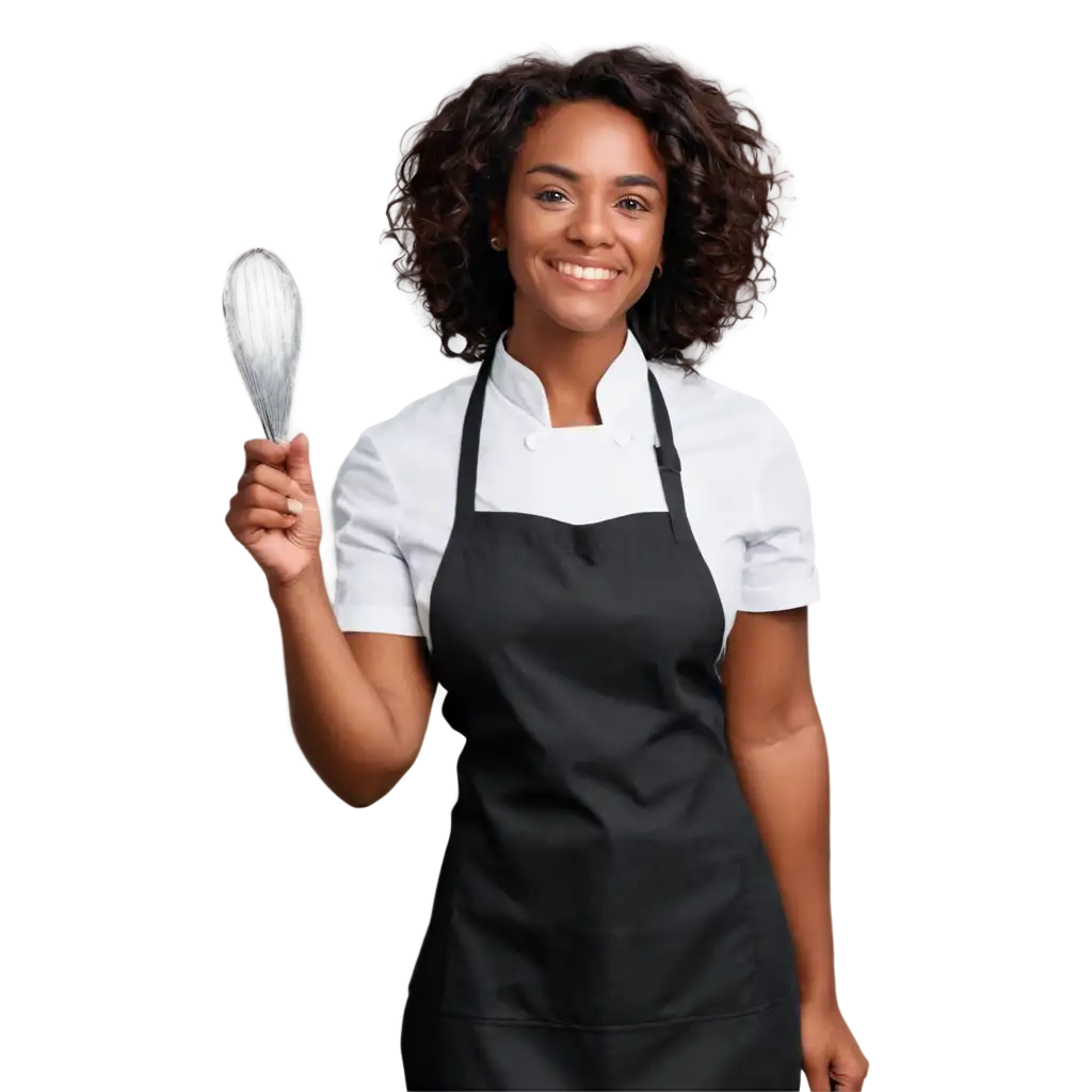 PNG-Image-of-Black-Woman-in-Chef-Outfit-Enhance-Your-Content-with-Clarity