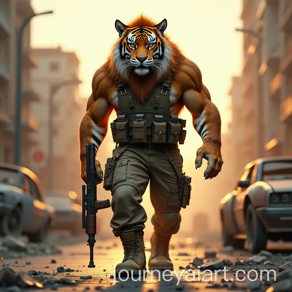 Majestic-Humanoid-Jaguar-Hybrid-in-PostApocalyptic-Urban-Landscape