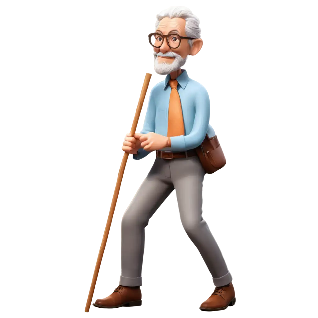 Animated-Uncle-with-Stick-PNG-Image-Captivating-Illustration-of-an-Elderly-Figure mutual Fund SIP for retirement living