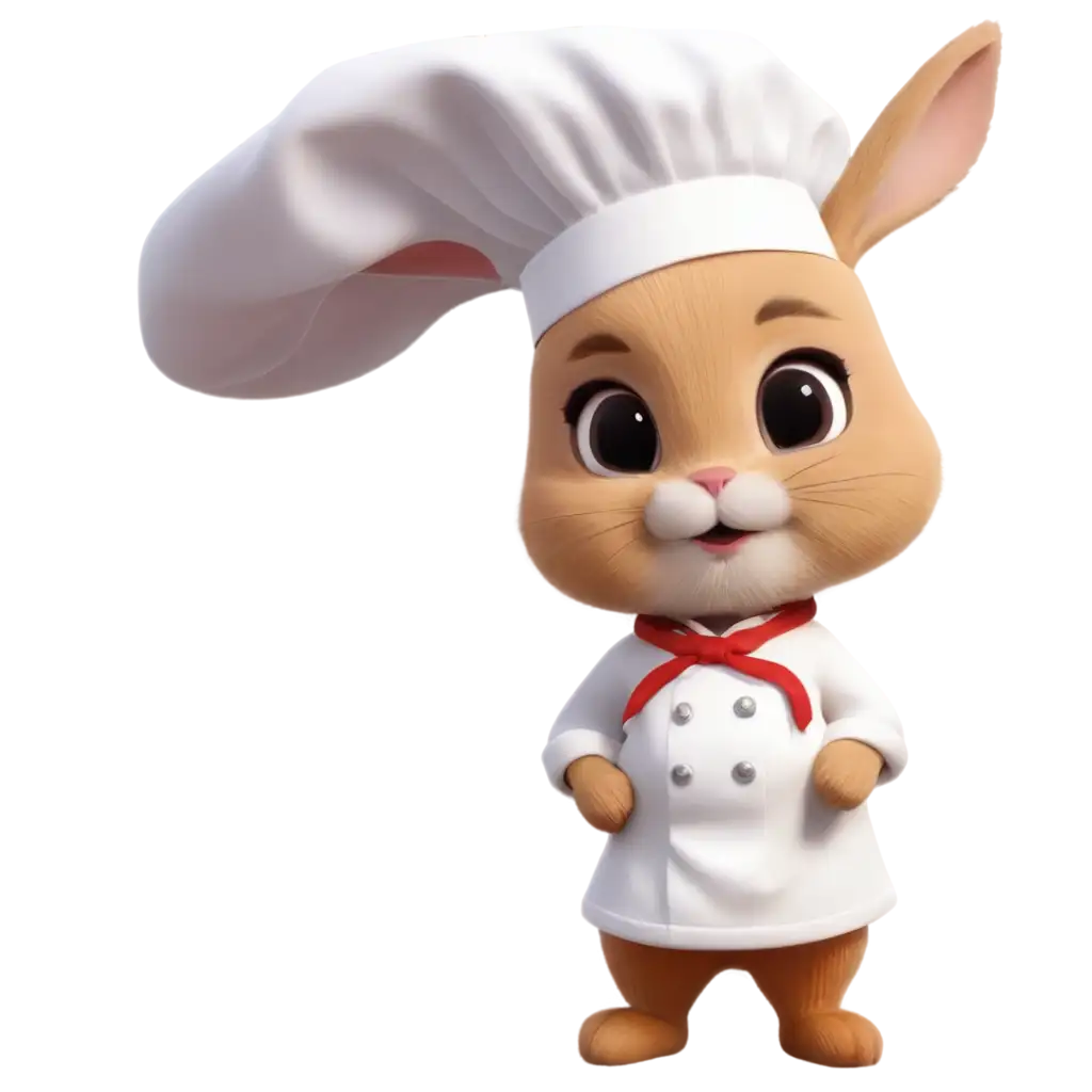 Chibi-Rabbit-Chef-Hat-PNG-Adorable-HighQuality-Image-for-Various-Uses