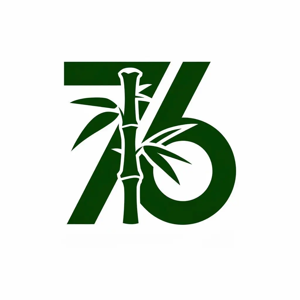 LOGO-Design-For-7th-Grade-6-Class-Simple-Bamboo-Theme-for-Education-Industry