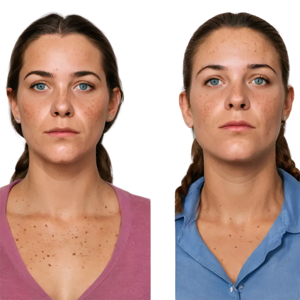 UltraRealistic-PNG-Image-of-a-Confident-American-Woman-with-Acne-Scars-and-Freckles