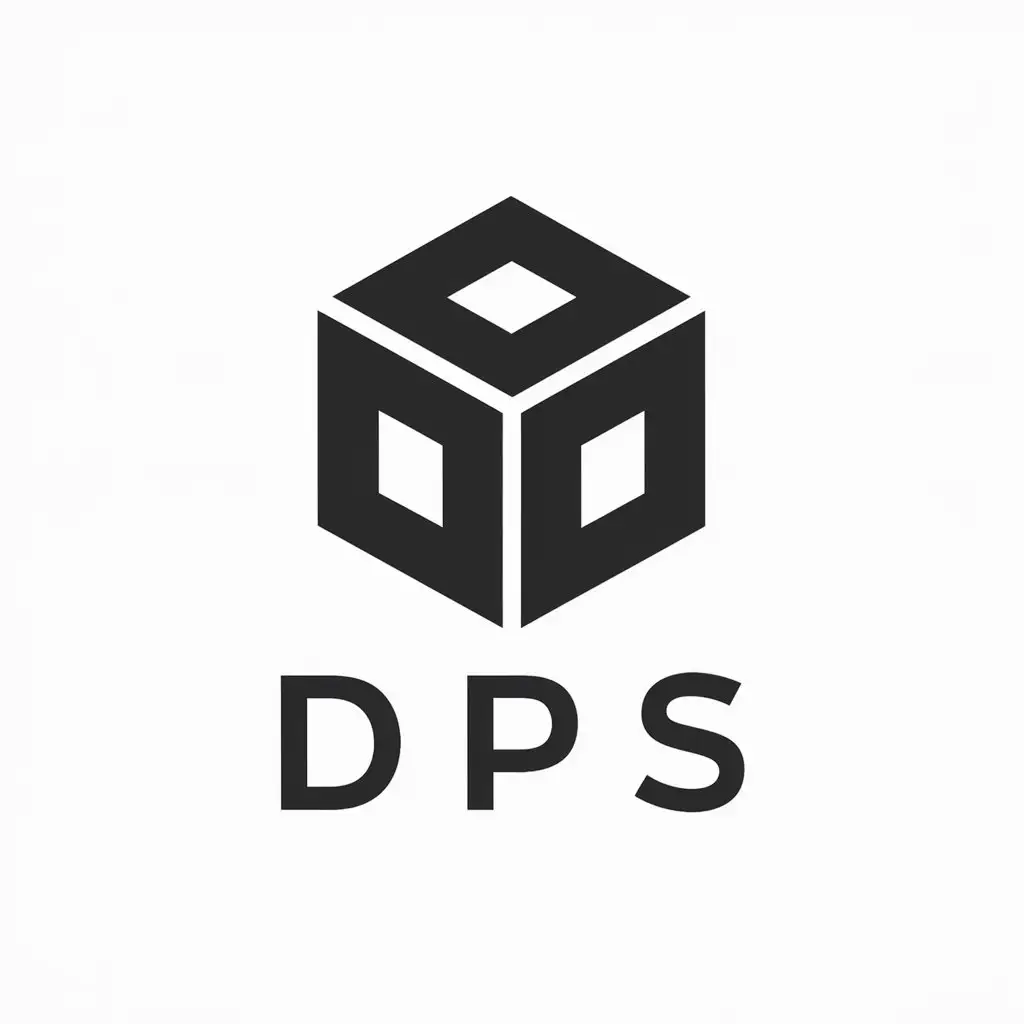 LOGO-Design-For-DPS-Minimalistic-Cube-Symbol-for-Technology-Industry