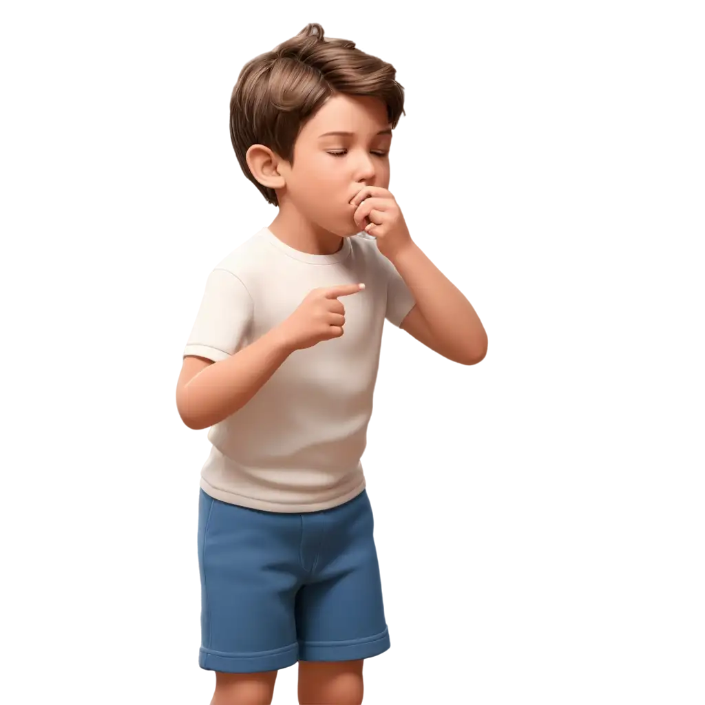 3D-Kid-Sneezing-PNG-Realistic-Child-Sneeze-Illustration