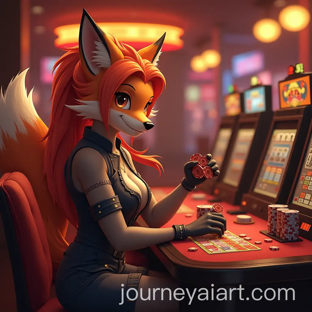 NineTailed-Fox-Engaged-in-Casino-Gambling