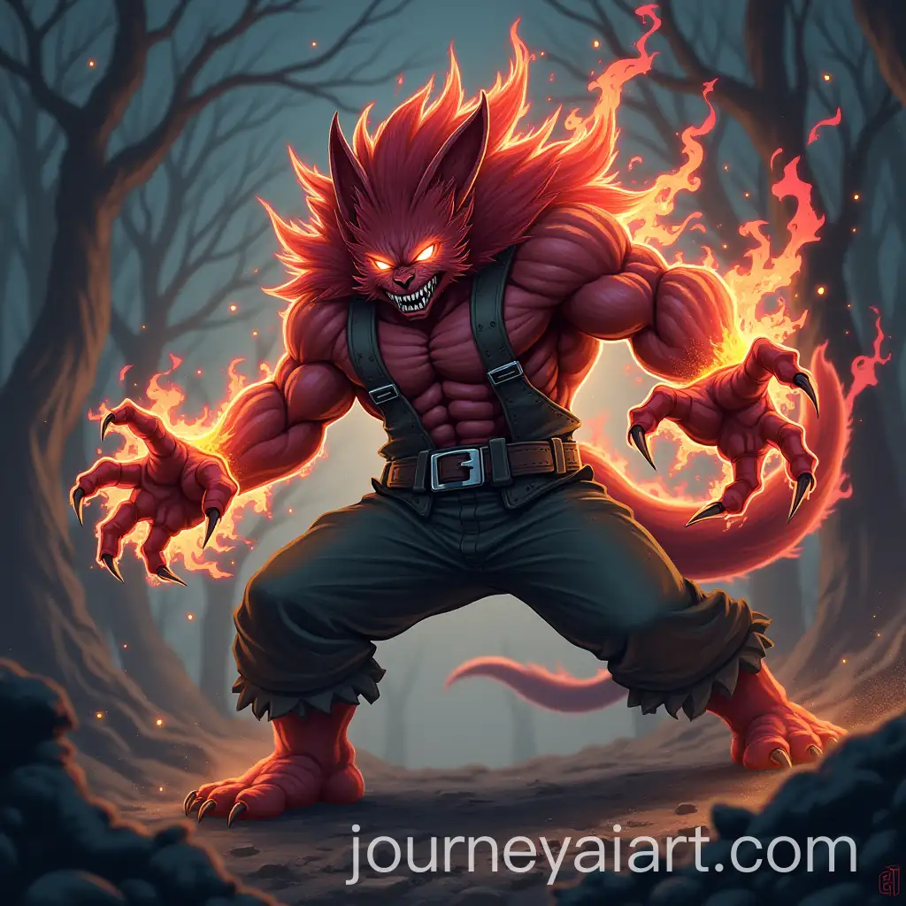 Aggressive-Anime-Character-in-Battle-Pose-with-Glowing-Eyes-and-Lightning