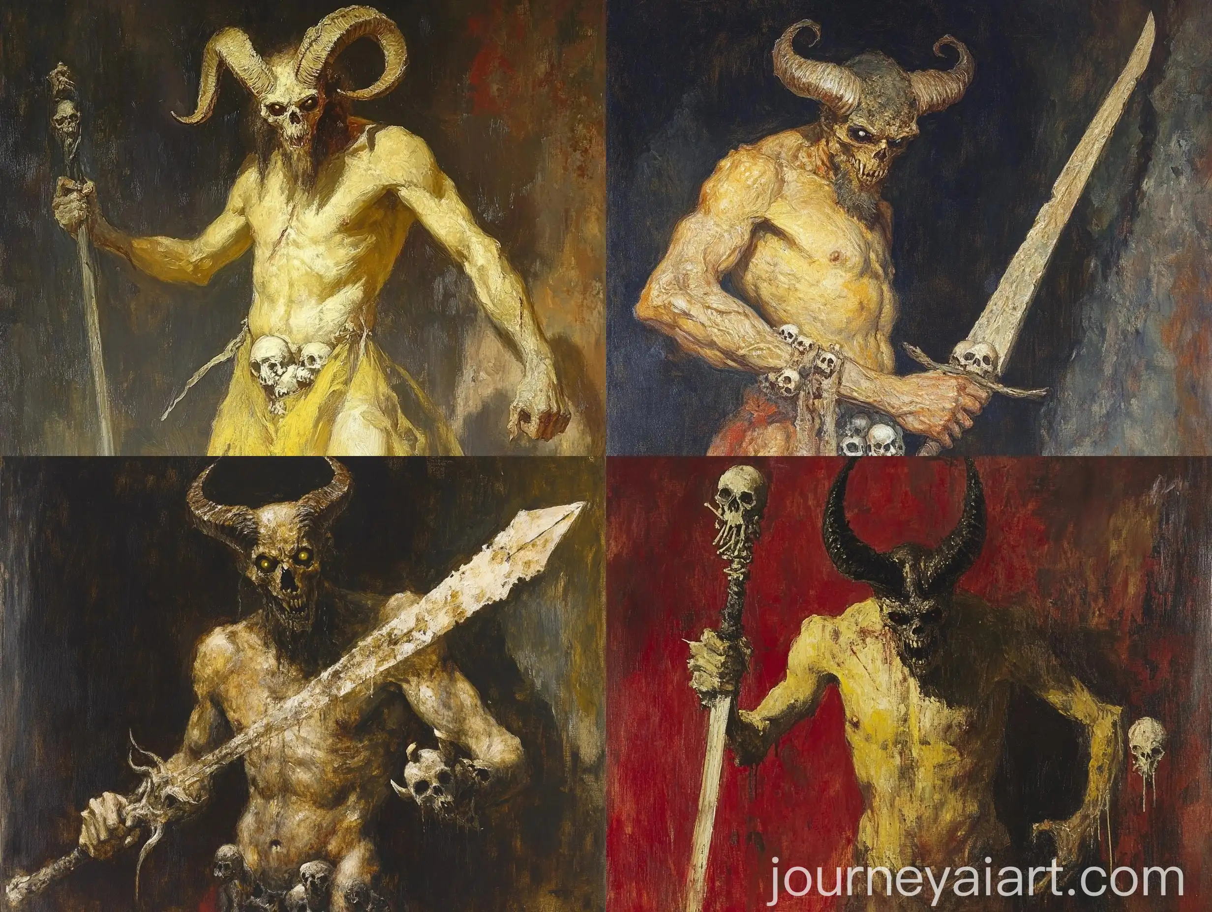 Chthonic-Demon-Holding-Bone-and-Skull-Sword
