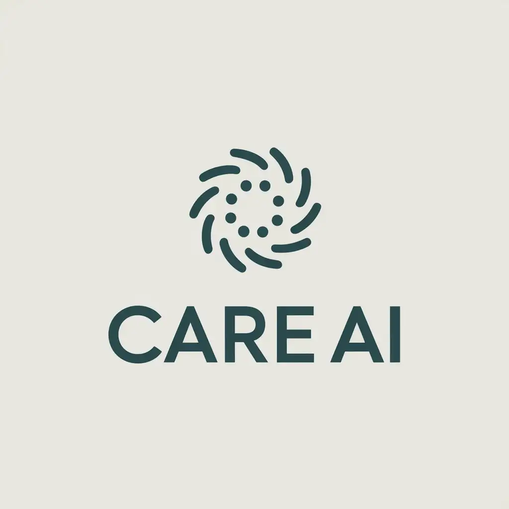 LOGO Design For Care AI Modern and Trustworthy Healthcare AI Symbol