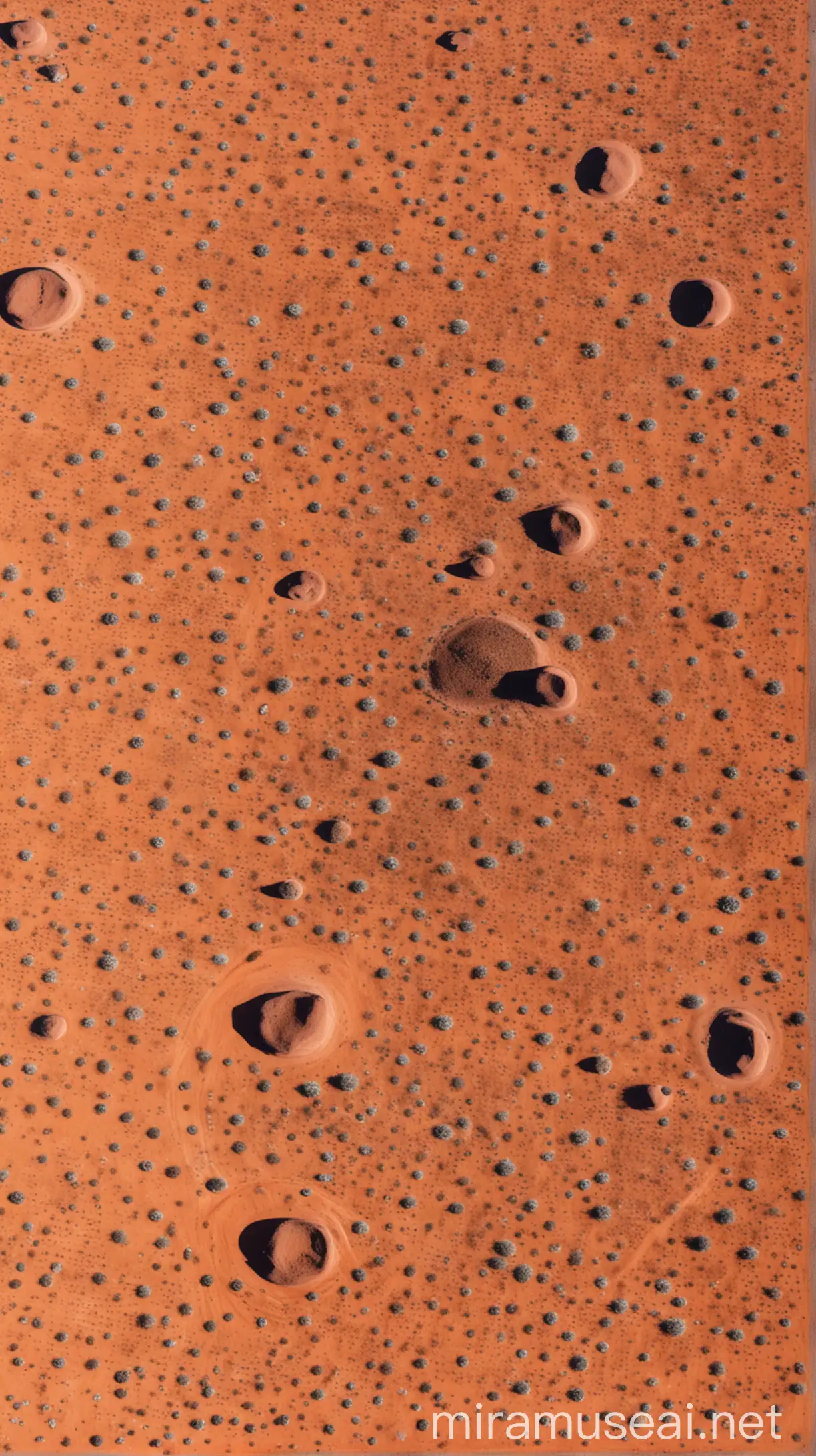 Aerial View of Namib Desert Fairy Circles