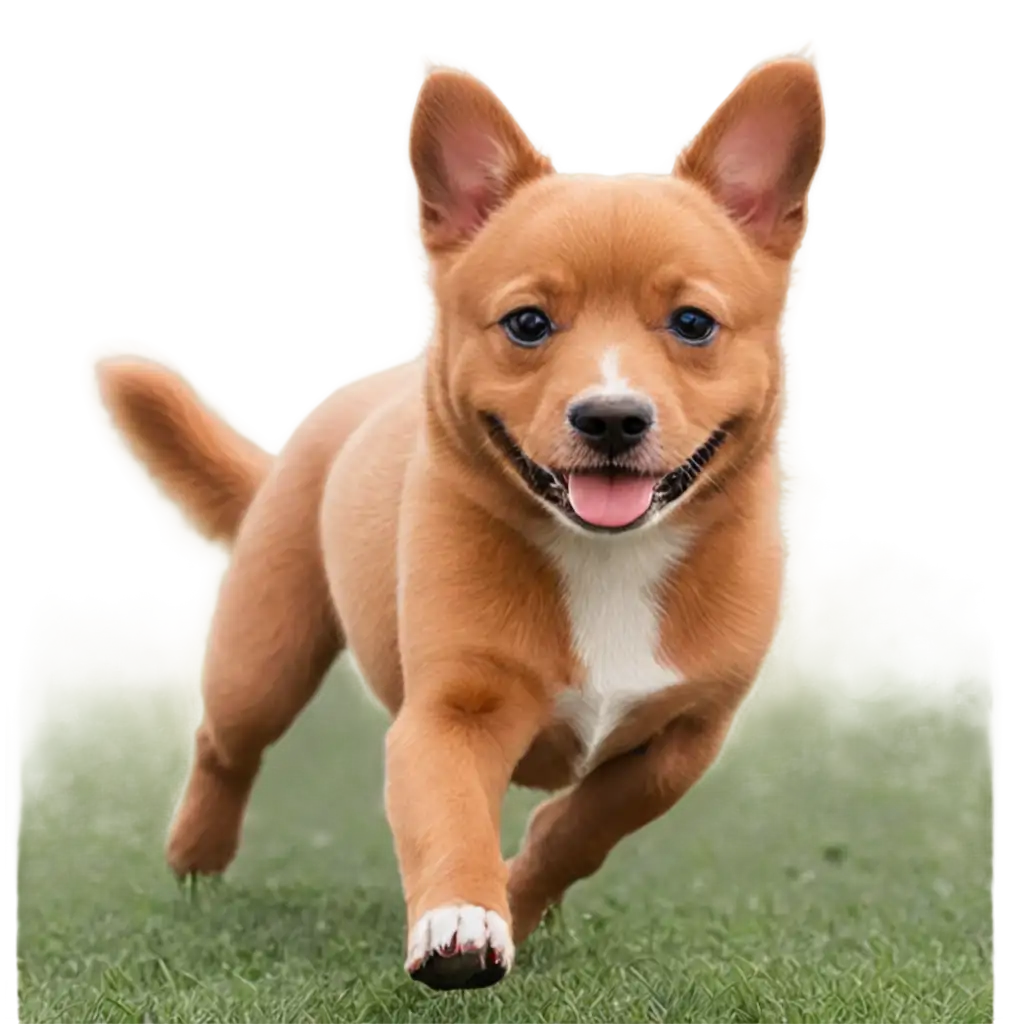 Happy-Dog-Running-in-Field-HighQuality-PNG-Image-for-Versatile-Use