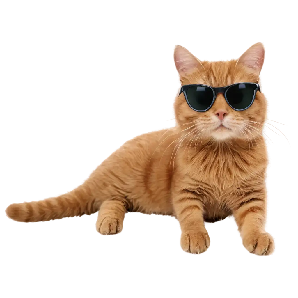 cat with sun glass