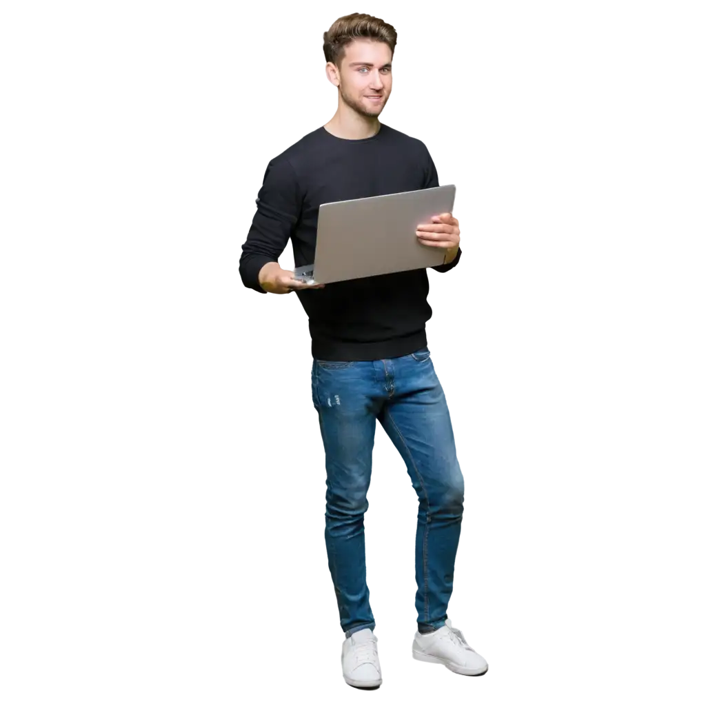 PNG-Image-of-a-Person-with-Laptop-Searching-Illustrating-Technology-Exploration