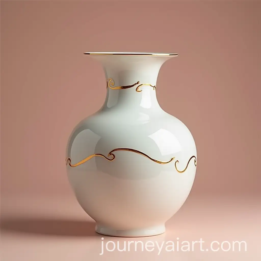 Elegant-Porcelain-Vase-with-Gold-Inlays-on-Neutral-Background