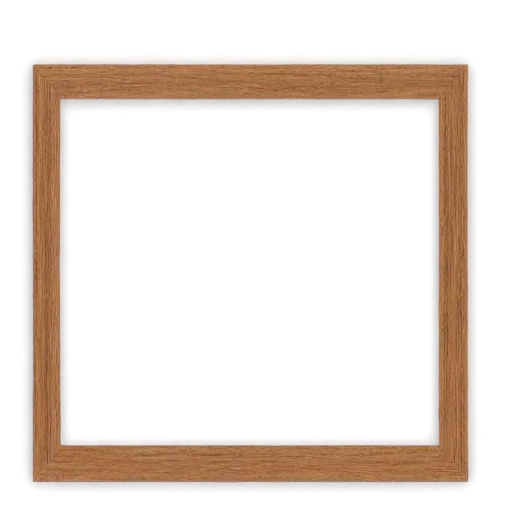 HighQuality-Brown-Frame-PNG-for-Versatile-Design-Applications