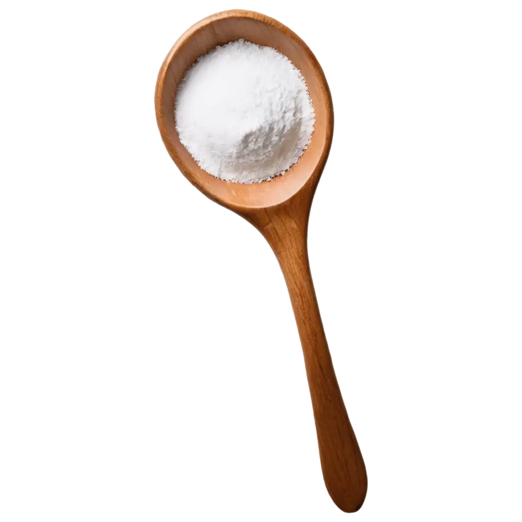 Wooden-Tablespoon-with-White-Powder-HighQuality-PNG-Image-for-Food-Cooking-and-Kitchen-Visuals