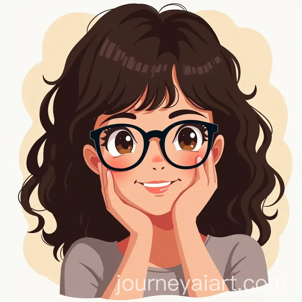 Confident-Teen-Girl-with-Curly-Brown-Hair-and-Glasses-Smiling