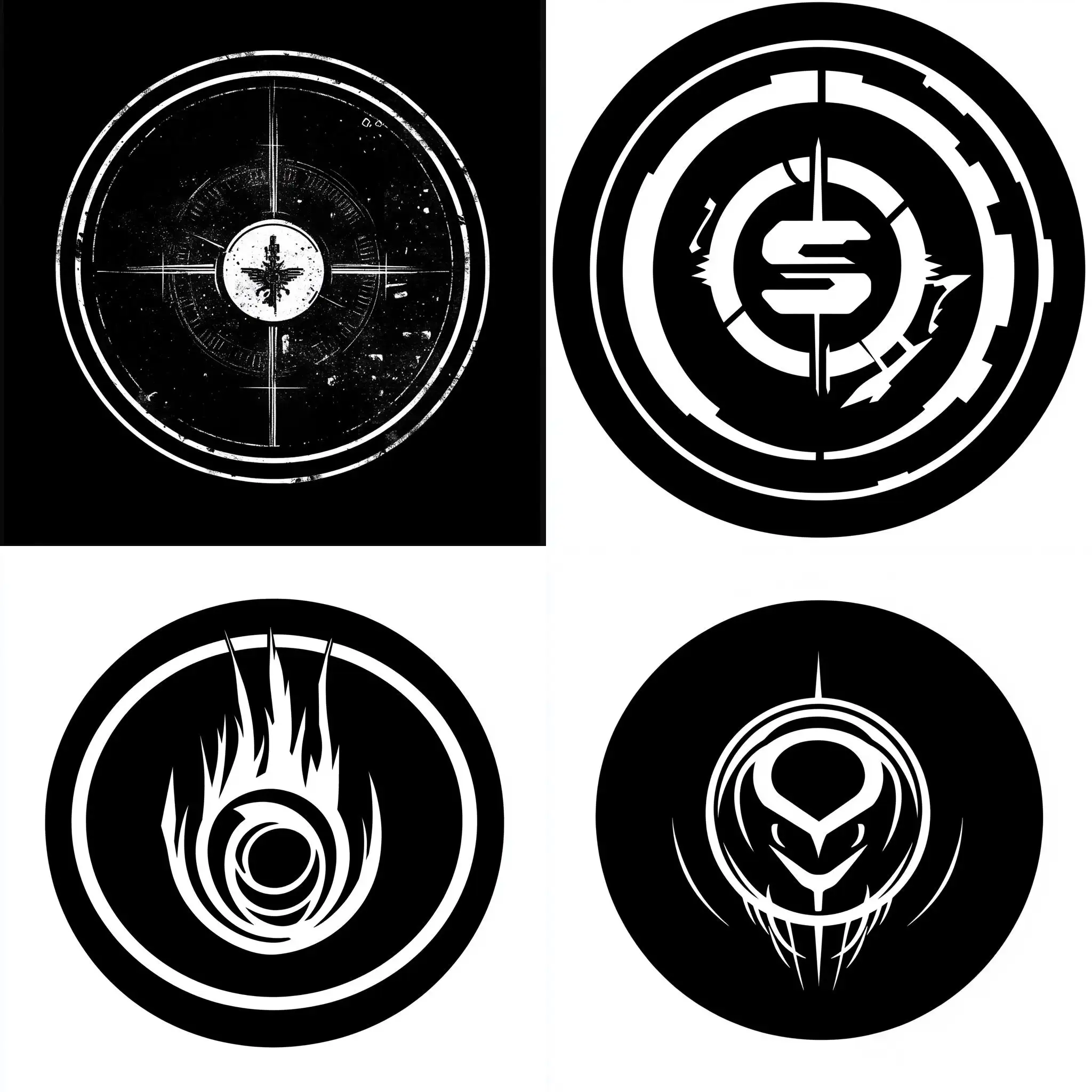 Mobile-Task-Forces-in-SCP-Logo-Circle-Black-and-White-Image