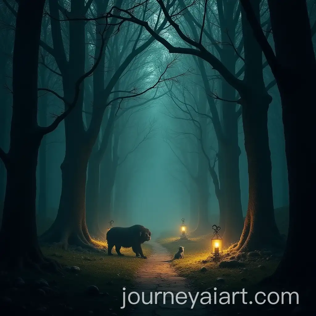 Enchanted-Forest-with-Glowing-Trees-and-Magical-Creatures