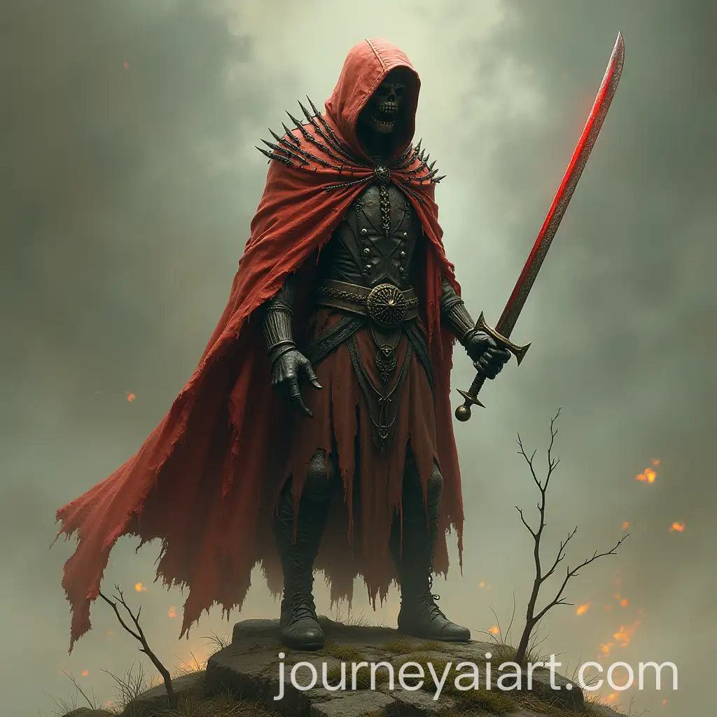 Fantasy-Surreal-Horror-Character-with-Sword-in-Concept-Art-Style