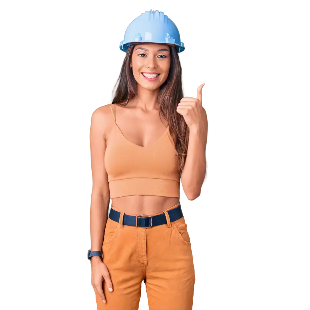 Beautiful-Woman-with-Satisfaction-PNG-Image-of-a-Woman-with-a-Construction-Helmet