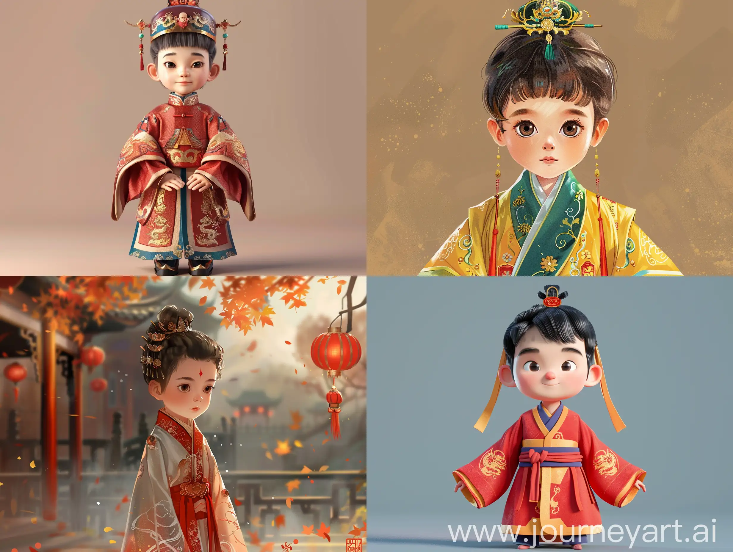 Young-Boy-in-Traditional-Chinese-Clothing-Vintage-Style-Portrait