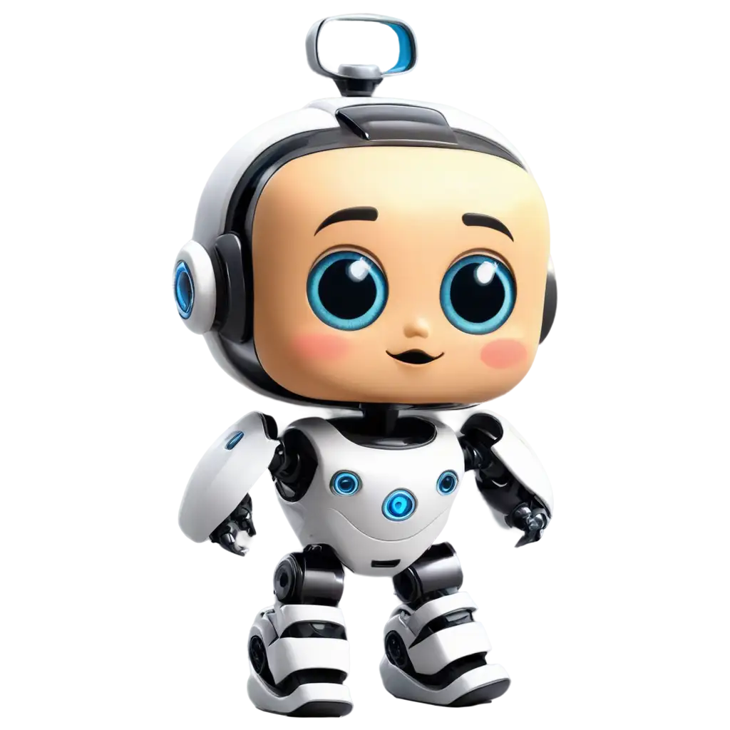Mini-Cute-Robot-PNG-with-CapCut-Icon-Face-PNG-Image-Use-Scenarios-HighQuality-Image-for-Creative-Projects