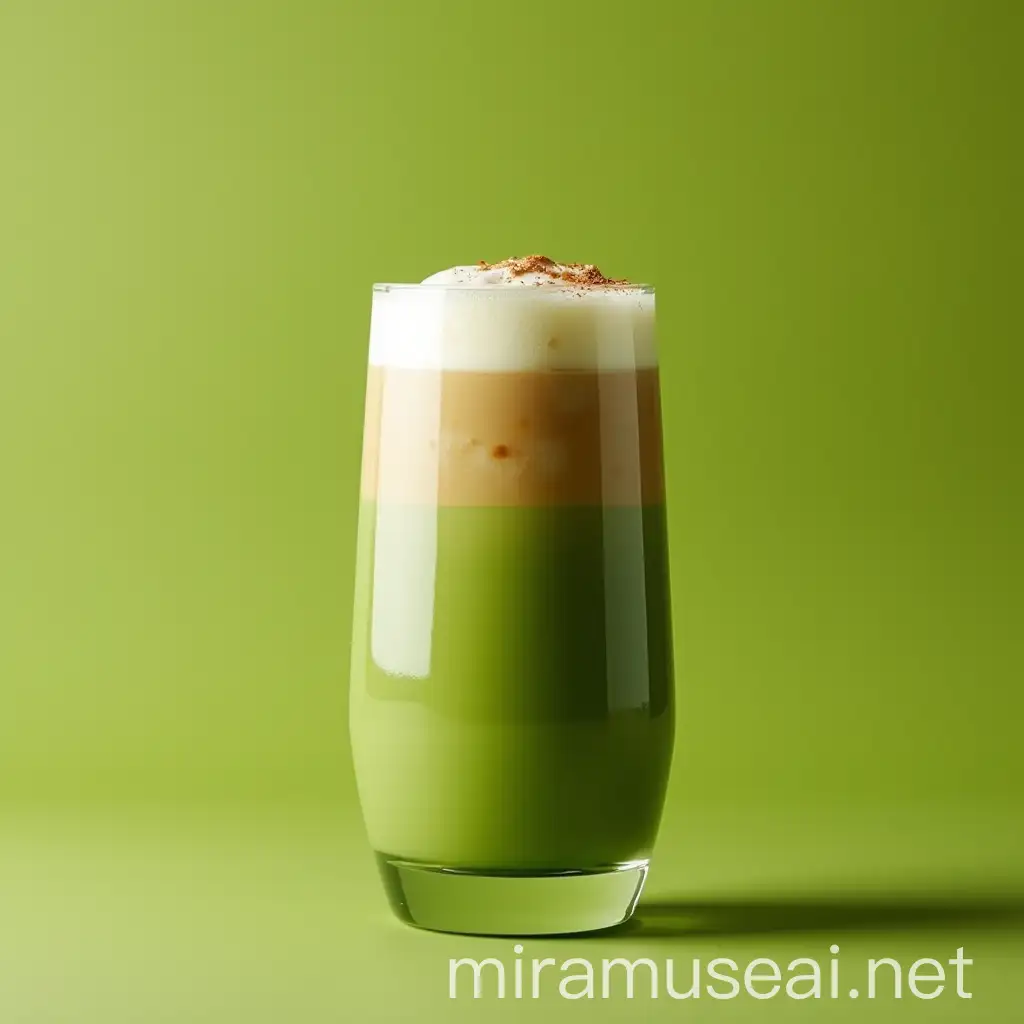 Exquisite Espresso Matcha Blend A Captivating Ad Photo