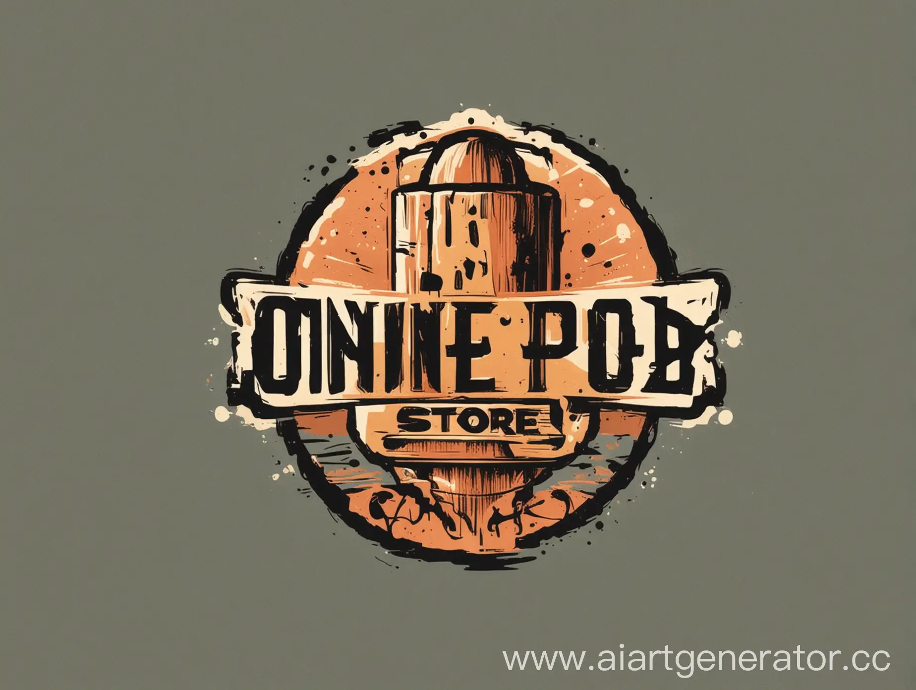  logo for an online poster store