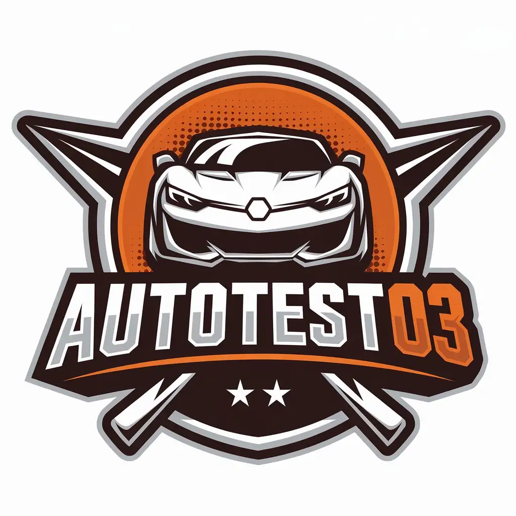 LOGO Design for AUTOTEST03 Japanese Style with Construction Industry Theme