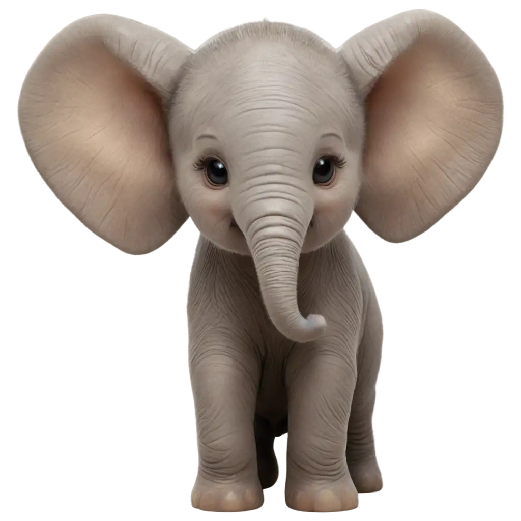 Adorable-Cute-Elephant-PNG-for-Enhanced-Image-Clarity-and-Versatility