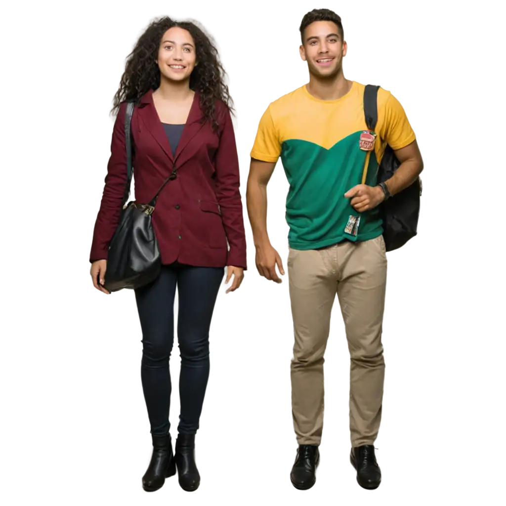 Brazilian-University-Student-Couple-PNG-Image-Capturing-Youth-and-Diversity