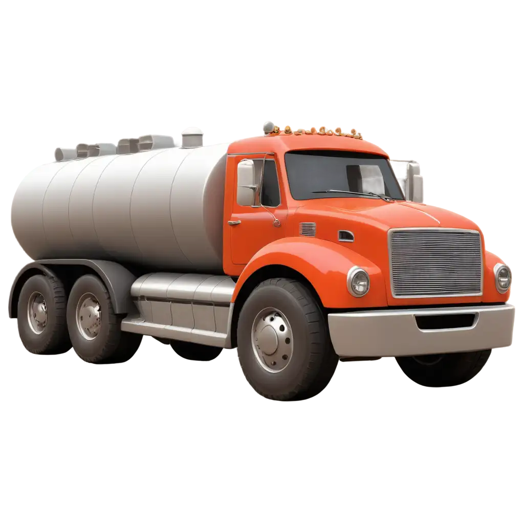 Tanker-Truck-Cartoon-3D-PNG-Image-HighQuality-Versatile-Design-for-Various-Uses