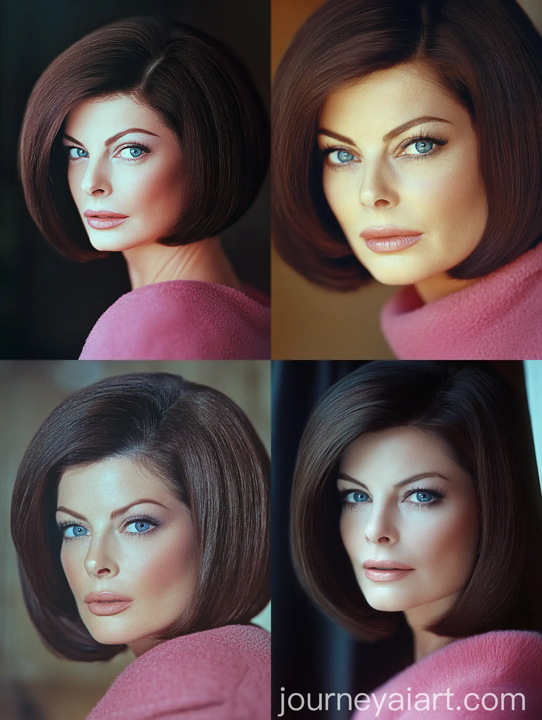 Elegant-Young-Woman-with-Stunning-Blue-Eyes-in-1960s-Color-Portrait